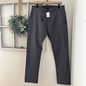 NWT J.CREW Flex Slim Mens Gray Tech  Pants Size 31x32